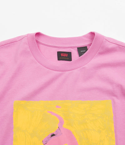 Levi's® Skate Painted Rabbit T-Shirt - Pink