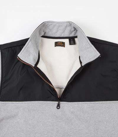 Levi's® Skate Quarter Zip Sweatshirt - Heather Grey