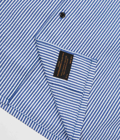 Levi's® Skate Short Sleeve Button Down Shirt - Blue Seersucker