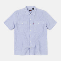 Levi's® Skate Short Sleeve Button Down Shirt - Haus Stripe Blue / White thumbnail