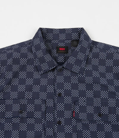 Levi's® Skate Short Sleeve Button Down Shirt - Pipit Navy Blazer