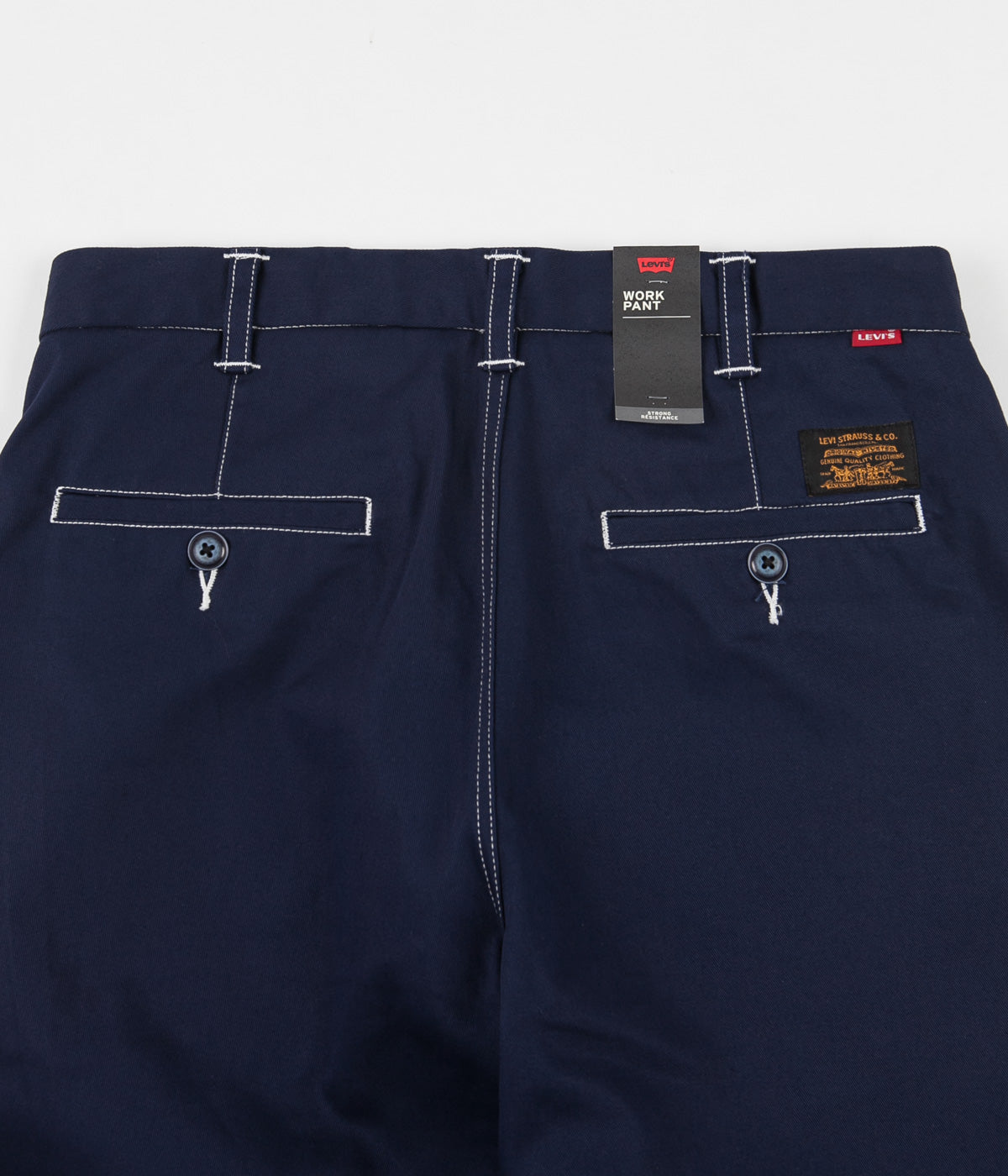 Levi's Skate Work Pants - Navy Blazer Stitch | Flatspot