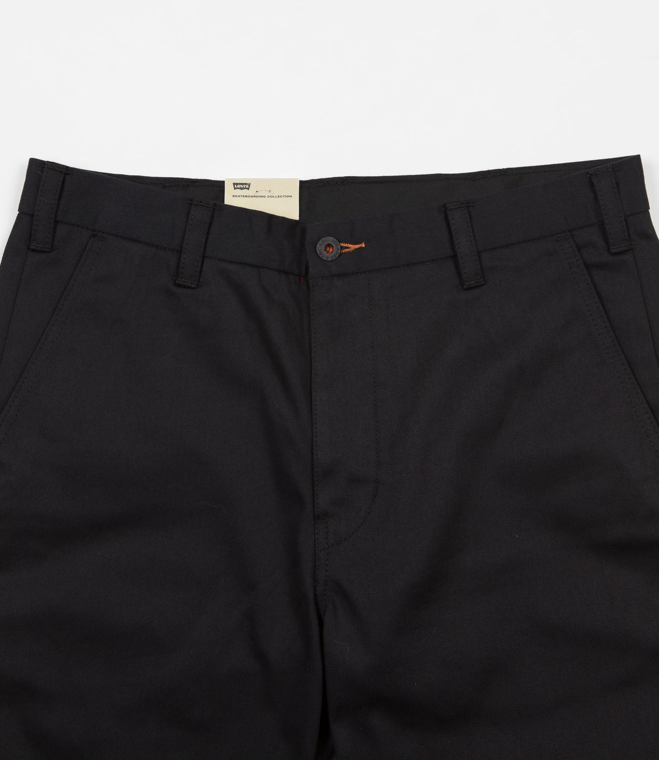 Levi s Skate Work Shorts Black Twill Flatspot