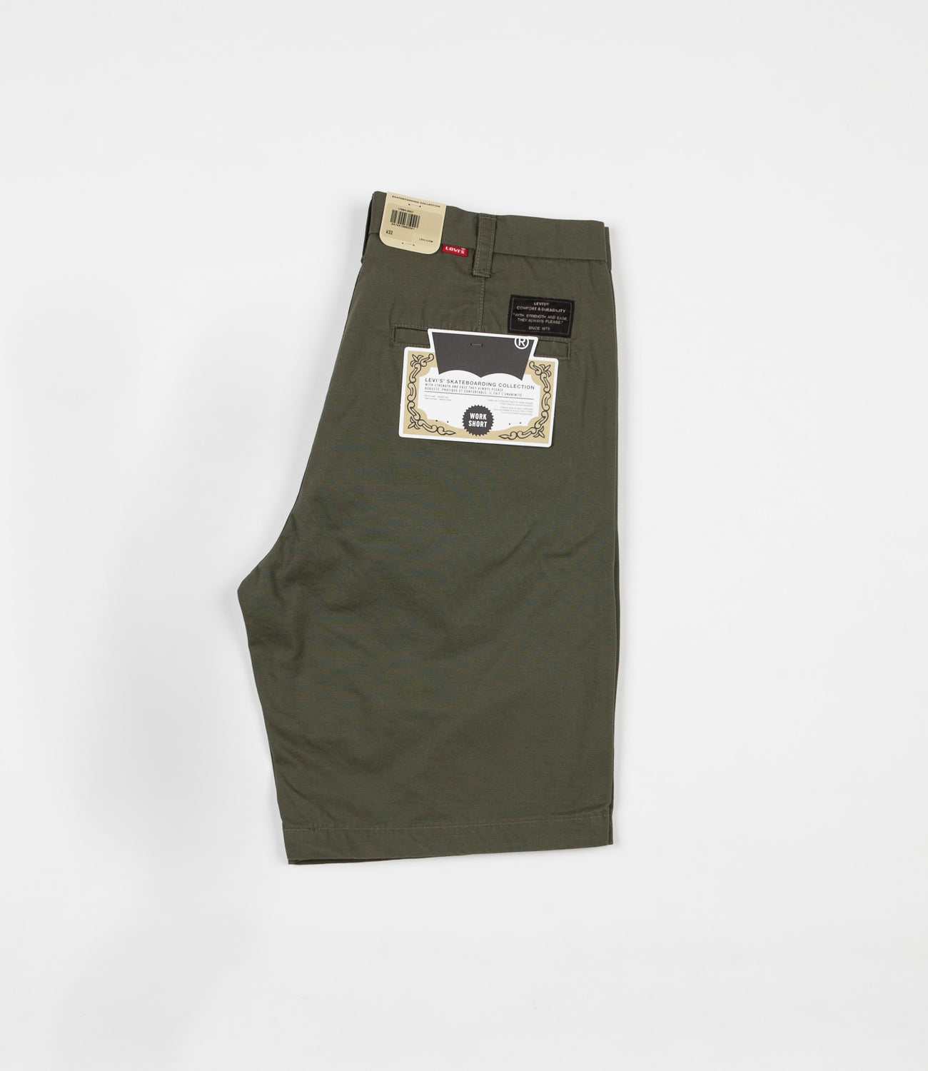 Levi s Skate Work Shorts Ivy Green Flatspot
