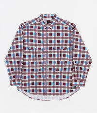 Levi's® Skate Woven Shirt - Printed Burgundy / Blue
