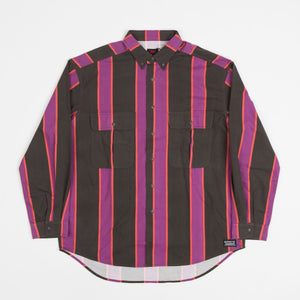 Vertical Stripe / Black / Purple / Red