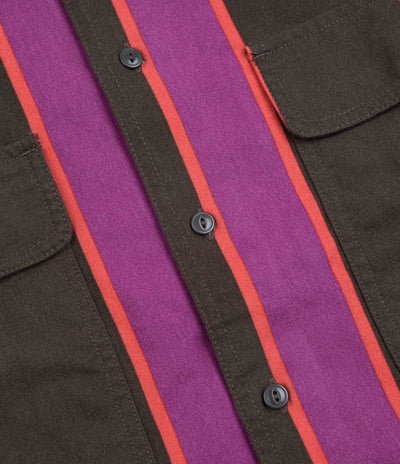 Levi's® Skate Woven Shirt - Vertical Stripe / Black / Purple / Red