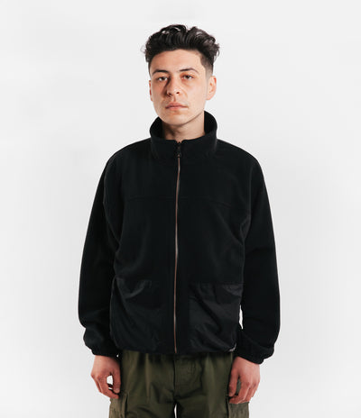Levi's® Skate Zip Mock Neck Fleece - Jet Black