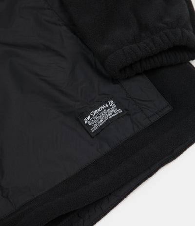 Levi's® Skate Zip Mock Neck Fleece - Jet Black