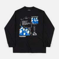 Lo-Fi Electronic Long Sleeve T-Shirt - Black thumbnail