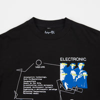 Lo-Fi Electronic Long Sleeve T-Shirt - Black thumbnail