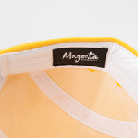 Magenta 5 Panel Pique Cap - Orange thumbnail