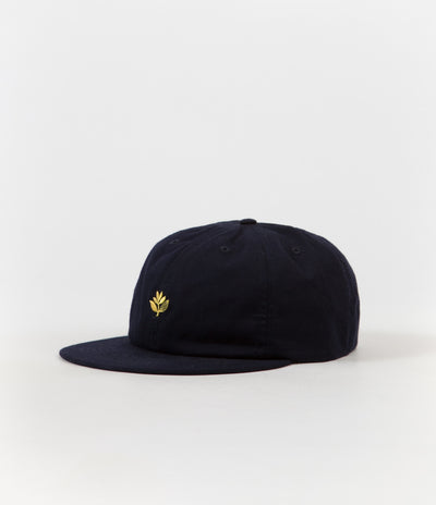 Magenta 6 Panel Cap - Navy