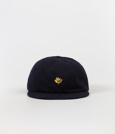 Magenta 6 Panel Cap - Navy