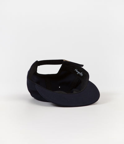 Magenta 6 Panel Cap - Navy