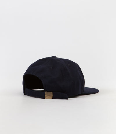 Magenta 6 Panel Cap - Navy