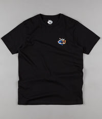 Magenta Abstract T-shirt - Black