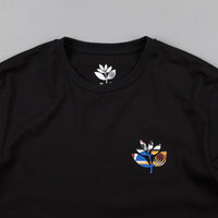 Magenta Abstract T-shirt - Black thumbnail