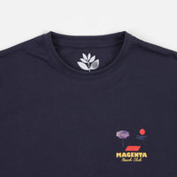 Magenta Beach Club T-Shirt - Navy thumbnail