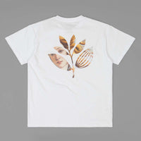Magenta Botticelli Plant T-Shirt - White thumbnail