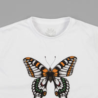 Magenta Butterfly T-Shirt - White thumbnail