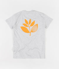 Magenta Classic Plant T-Shirt - Ash Grey