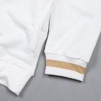 Magenta Club Zip Neck Sweatshirt - White / Beige thumbnail