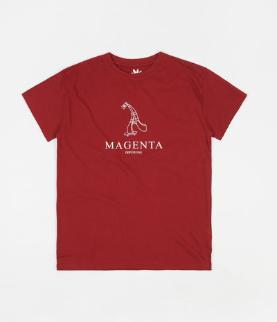 Magenta Depuis 2010 T-Shirt - Burgundy