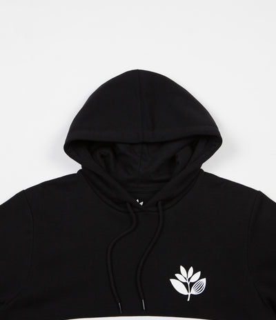 Magenta Duo Hooded Sweatshirt - Black / White