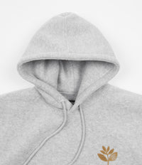 MAGENTA MARBLE PLANT HOODIE - ASH XL