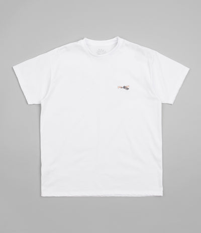 Magenta God's Plan T-Shirt in White