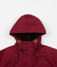 Magenta Heavy Hooded Coach Jacket - Tricolor | Flatspot