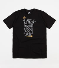 Magenta High Man T-Shirt - Black