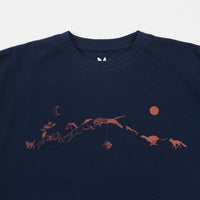 Magenta Leap T-Shirt - Navy thumbnail