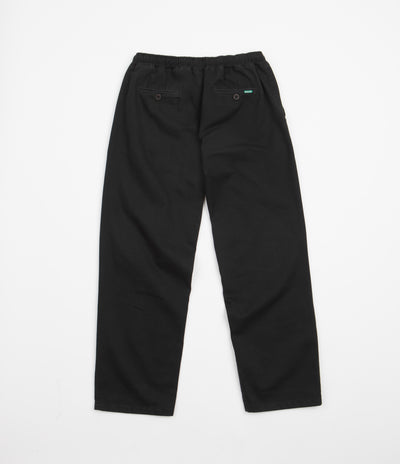 Magenta Loose Pants - Black