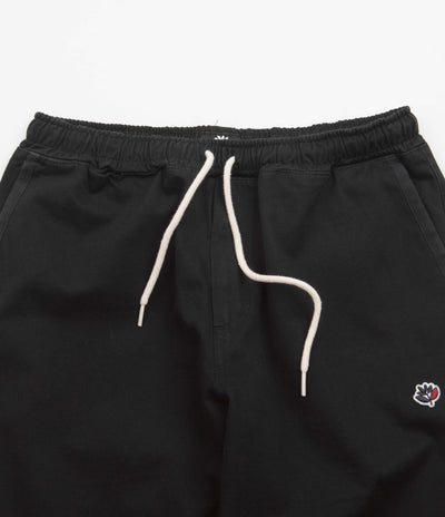 Magenta Loose Pants - Black