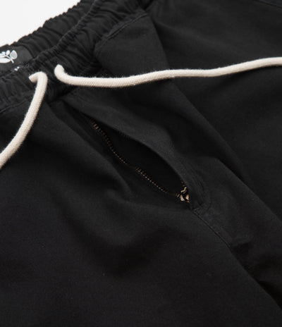 Magenta Loose Pants - Black