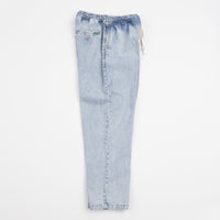 Magenta Loose Pants in Washed Denim thumbnail