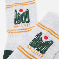 Magenta M Skyline Socks - Ash thumbnail