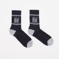Magenta M Skyline Socks - Navy thumbnail