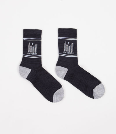 Magenta M Skyline Socks - Navy