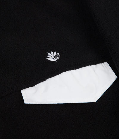 Magenta Northfleece Zip Jacket - Black / White
