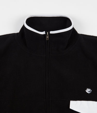 Magenta Northfleece Zip Jacket - Black / White