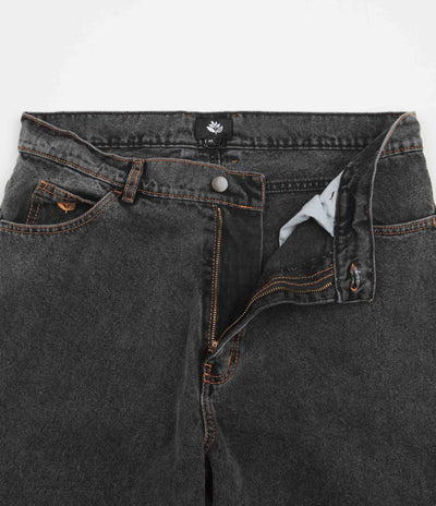 Magenta OG 2 Tone Jeans - Distressed Black Denim