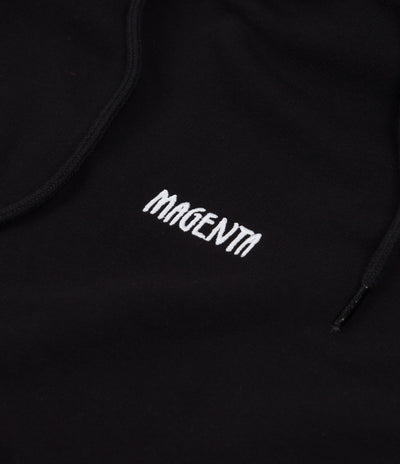 Magenta OG Script Hoodie - Black