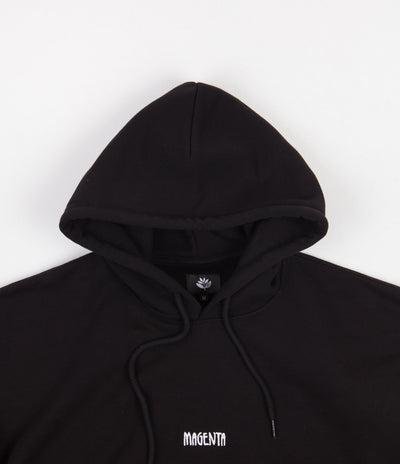 Magenta OG Script Hoodie - Black