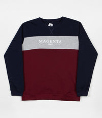 Magenta Paris Crewneck Sweatshirt - Tricolour