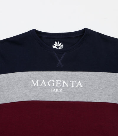 Magenta Paris Crewneck Sweatshirt - Tricolour