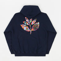 Magenta Plant Flag Hoodie - Navy thumbnail