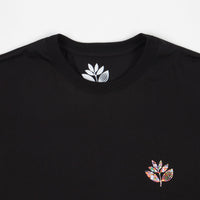 Magenta Plant Flag T-Shirt - Black thumbnail